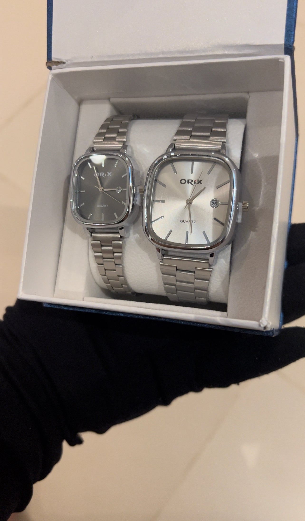 Brand New Ladies&Gents Watches 2pcs in 1 box package